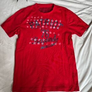 Express Red Graphic Tee Men's SIZE S